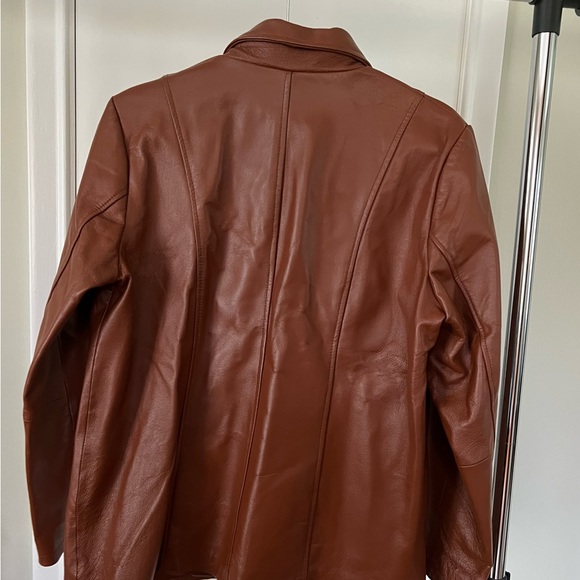 Woman’s Leather Jacket Sz Large - Picture 2 of 5